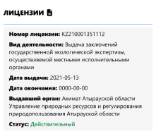 Лицензии
