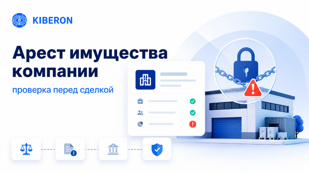 Арест имущества компании в Казахстане: проверка по БИН в Kiberon
