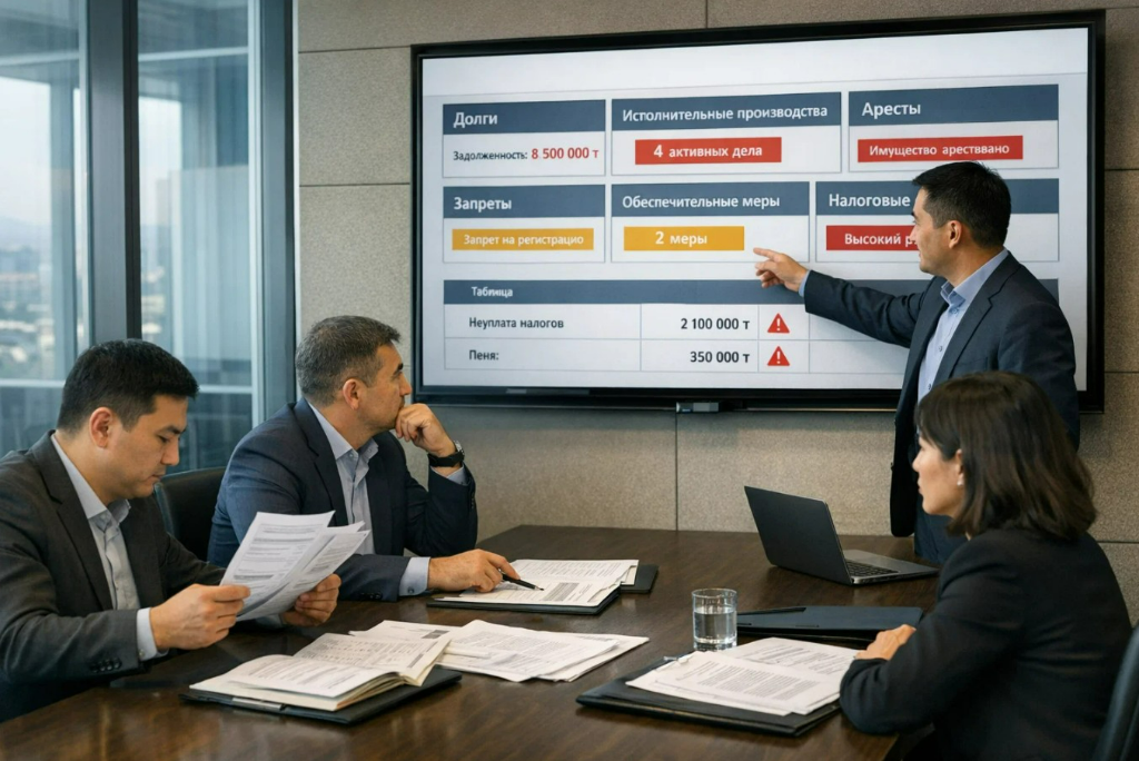 Проверка компании в реестре должников Казахстана перед сделкой