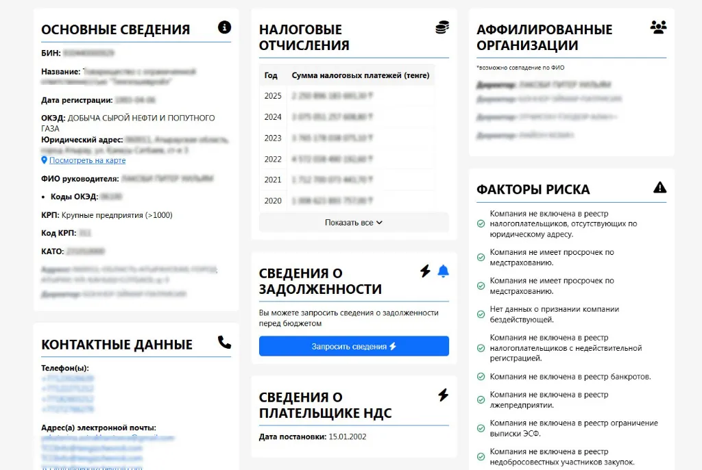 Проверка контрагента в РНУ РК — анализ документов